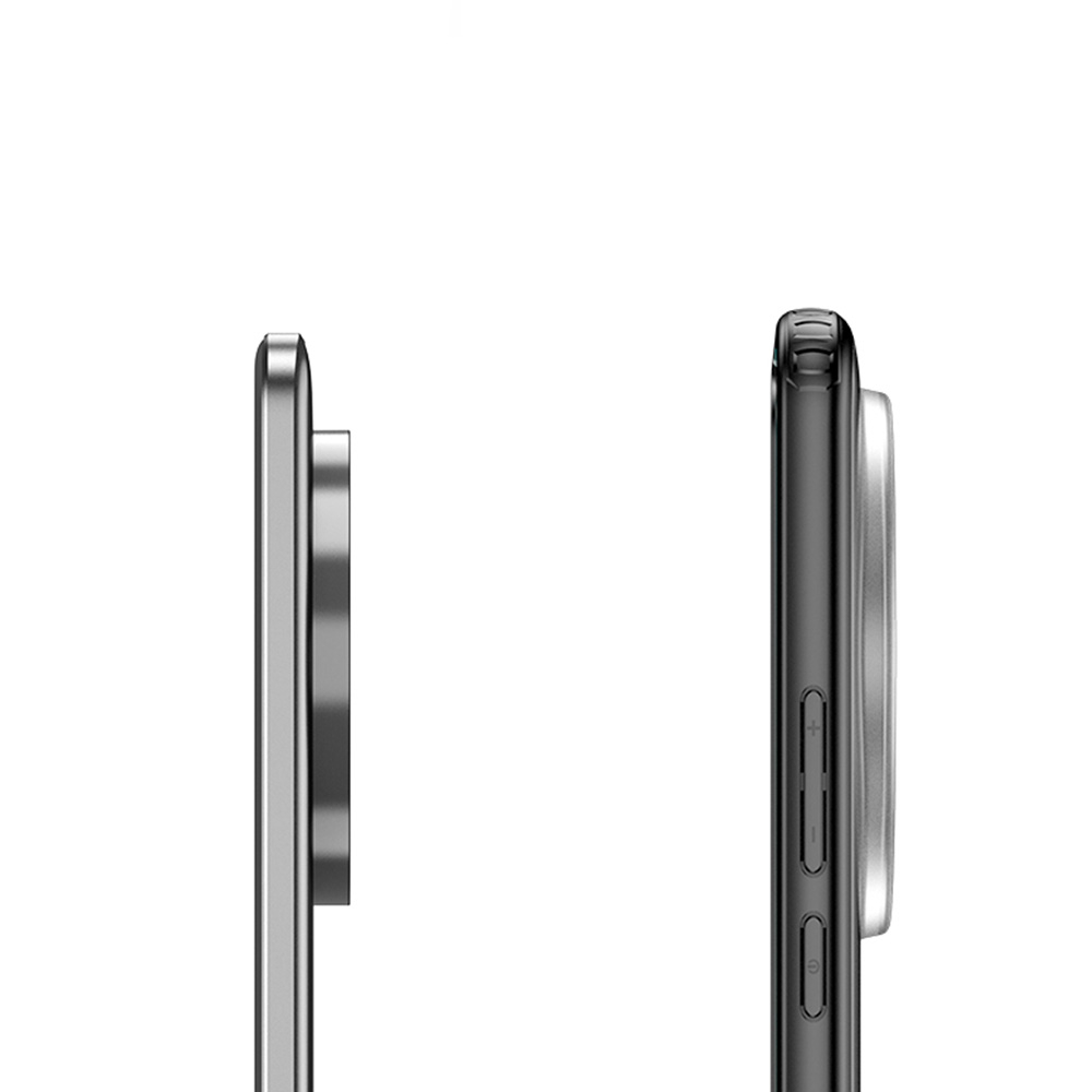 Чехол для Xiaomi 14 Ultra черный с прозрачной матовой задней панелью WLONS
