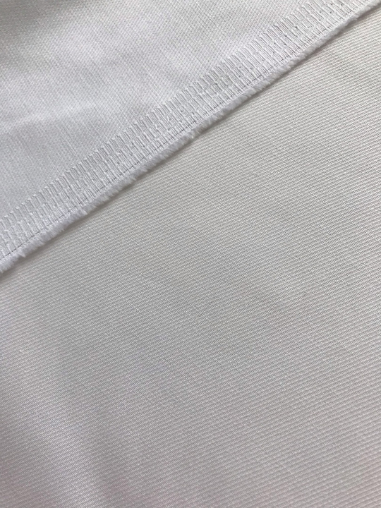 Коттон брючный, белый twill satin