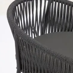 Полубарный стул Yanet черный