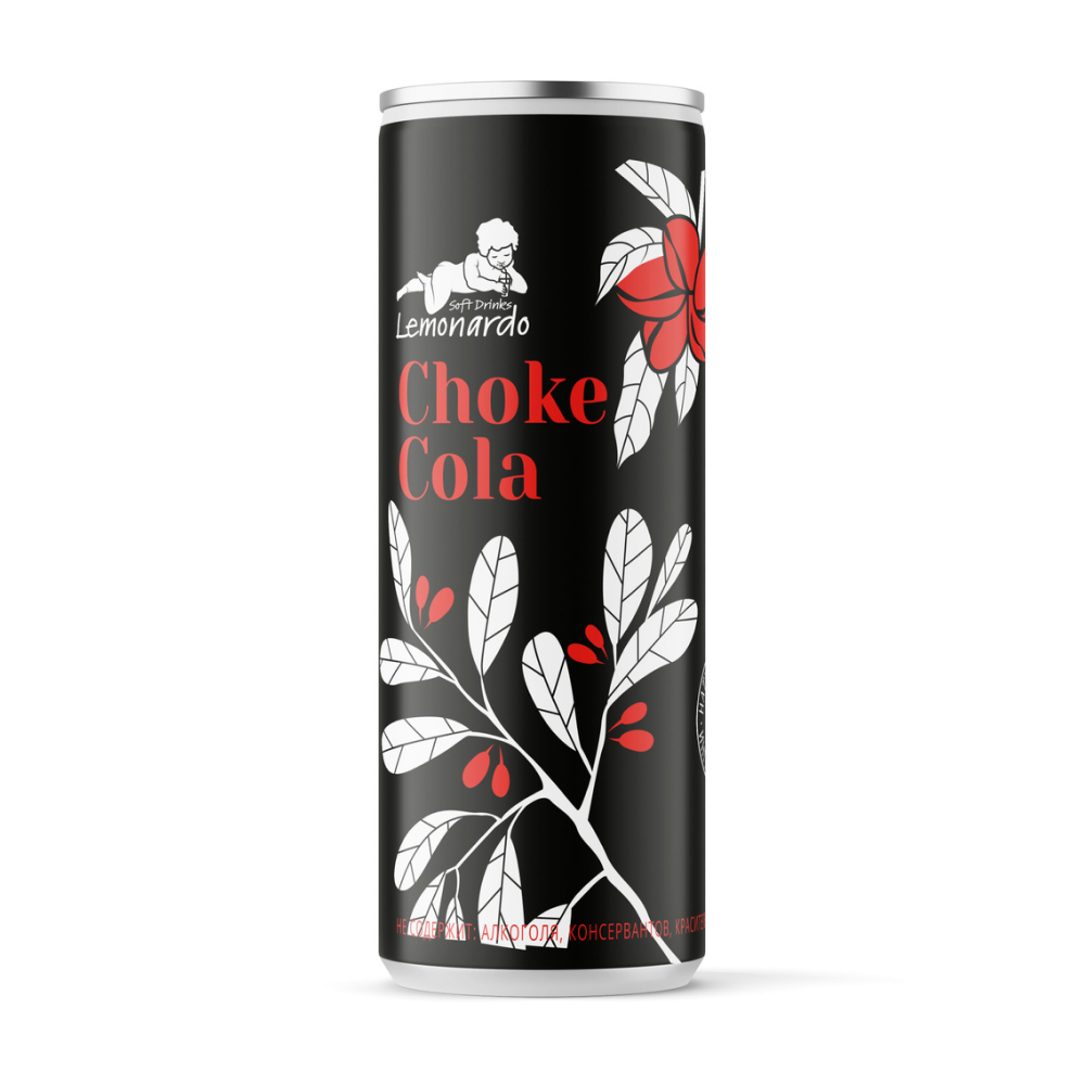 Лимонад Choke Cola Lemonardo ж/б, 330 мл