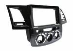 Переходная рамка магнитолы TOYOTA HILUX, FORTUNER 2005-2008 (авто с кондиционером) 9 дюймов