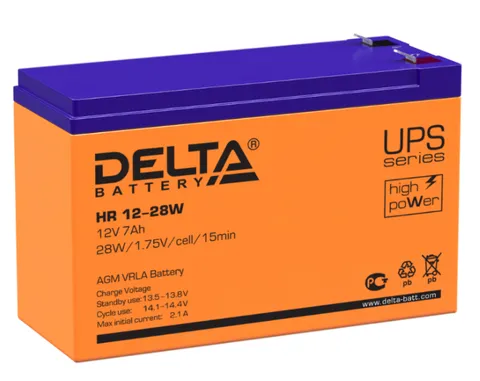 аккумуляторная батарея delta hr