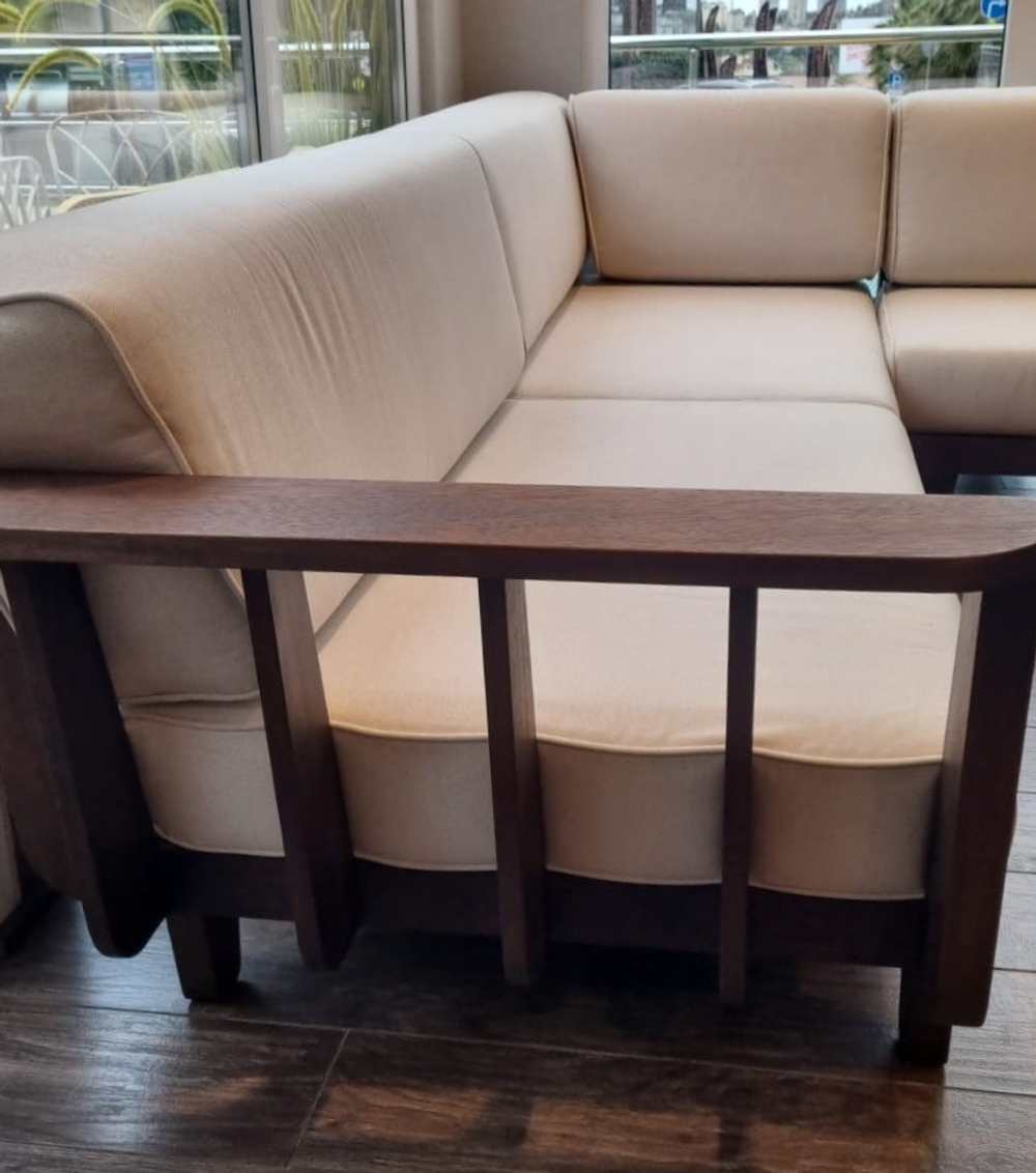 Комплект угловой YACHTLINE Диван и Кушетка GULFSTREAM + 3 журнальных стола Gulfstream