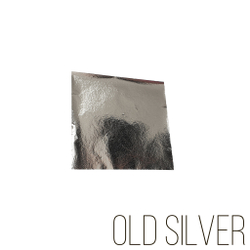 Зеркальная поталь "Old Silver" 100шт. 8*8,5см