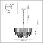 Люстра подвесная Odeon Light 5070/11 FIESTA