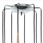 807083 Подвес PUNTO 8х25W G9 хром/шампань