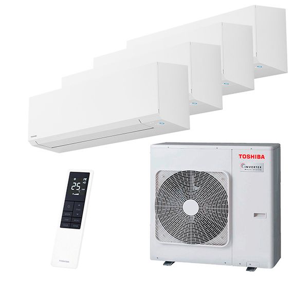 Мультисплит система на 4 комнаты Toshiba RAS-B10G3KVSG-E x 4 / RAS-4M27G3AVG-E