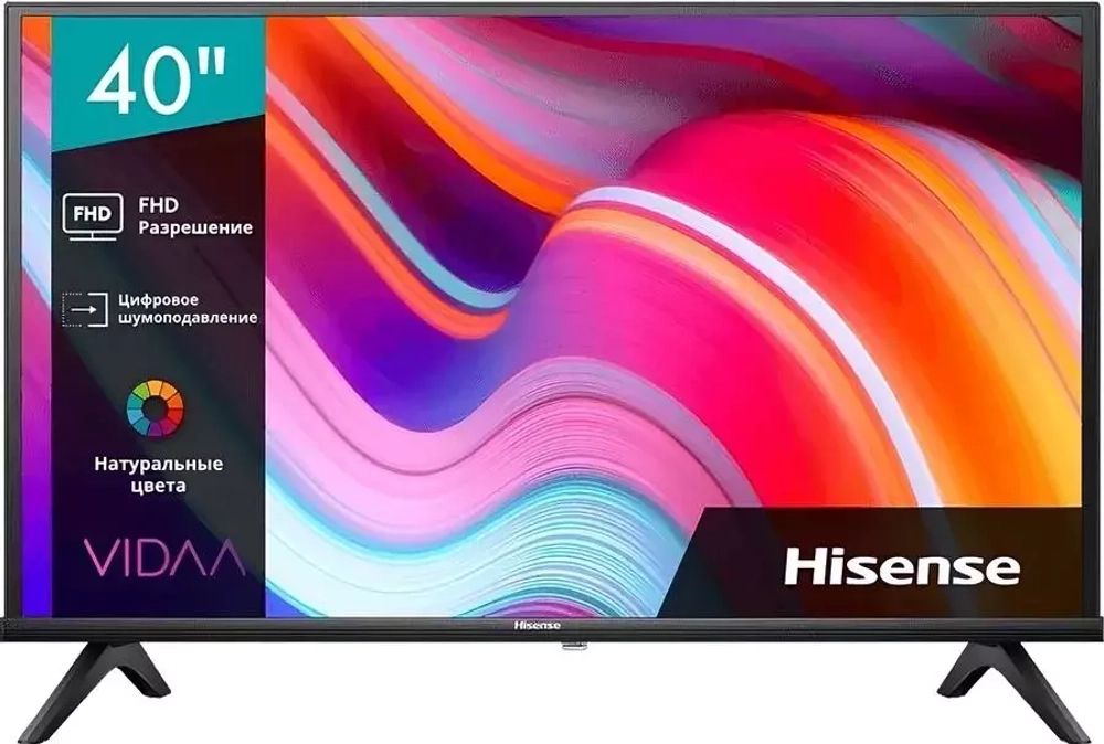 Телевизор Hisense 40" 40A4K (FullHD 1920x1080, Smart TV) черный
