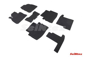 Резиновые коврики в салон Mazda CX-9 II (2015-наст. время) "Высокий борт"