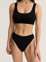 Купальные трусы бикини с высокой посадкой