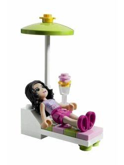 Конструктор Френдс Веселый бассейн Эммы 45 деталей 10124