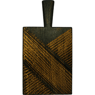 Доска для подачи прямоугольная с ручкой(11см) дуб; H=25,L=270,B=200мм