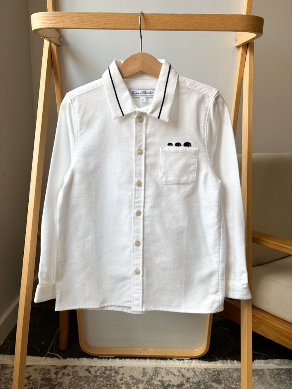 Хлопковая рубашка Tartine et Chocolat, 128