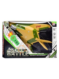Игрушка Самолет на батарейках и радиоуправлении 27 MHz (PY196-19B)
