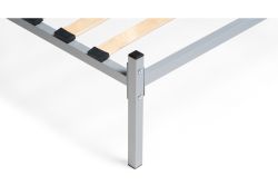 Полутораспальная кровать Фади 120х200 серая