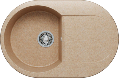 Мойка POLYGRAN ATOL-760 песочный №302