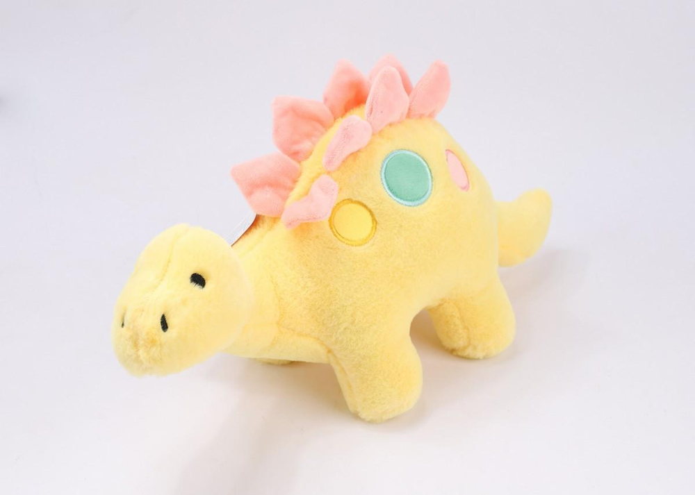 Динозавр с вышитыми круглишками 14x20x40см. (Hand)