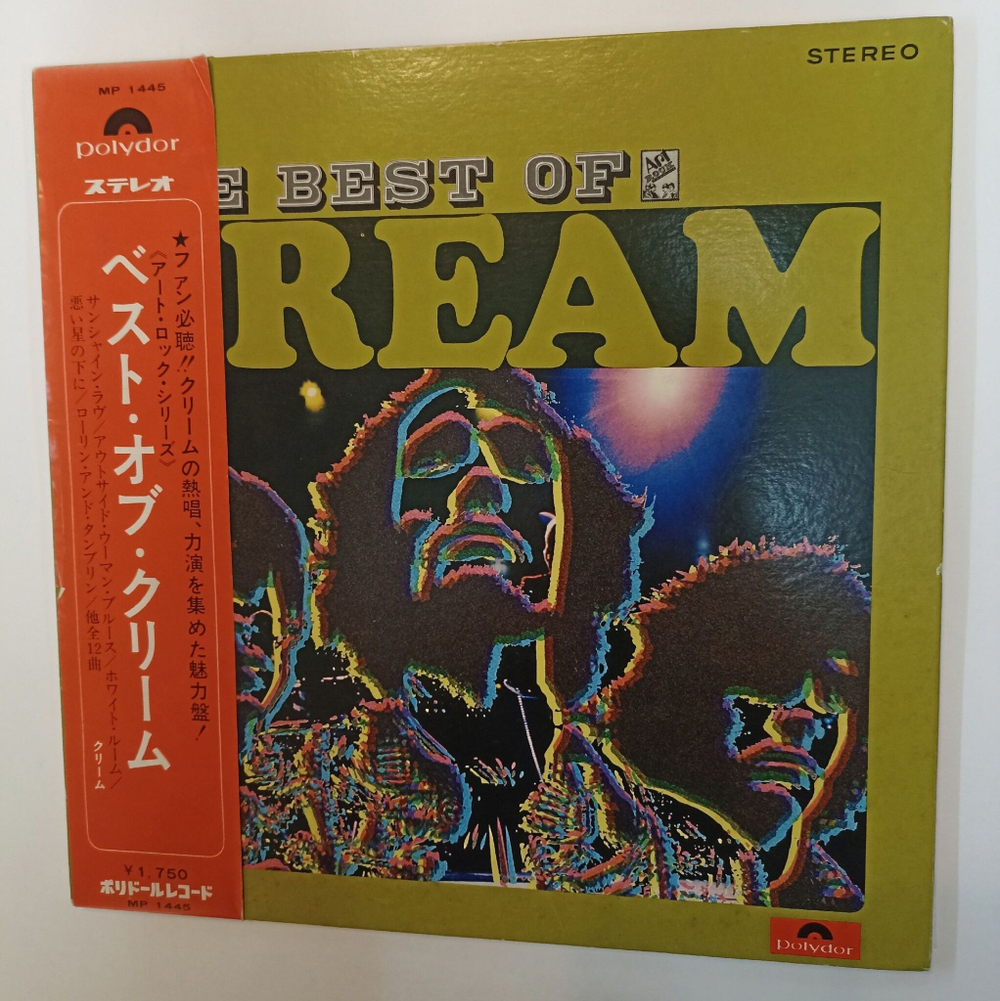 Винтажная виниловая пластинка LP The Best Of Cream (Japan 1969)