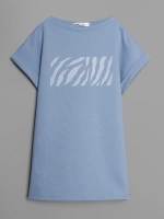 Платье туника оверсайз для девочки