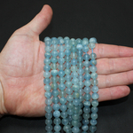 Сапфирин голубой агат 8мм