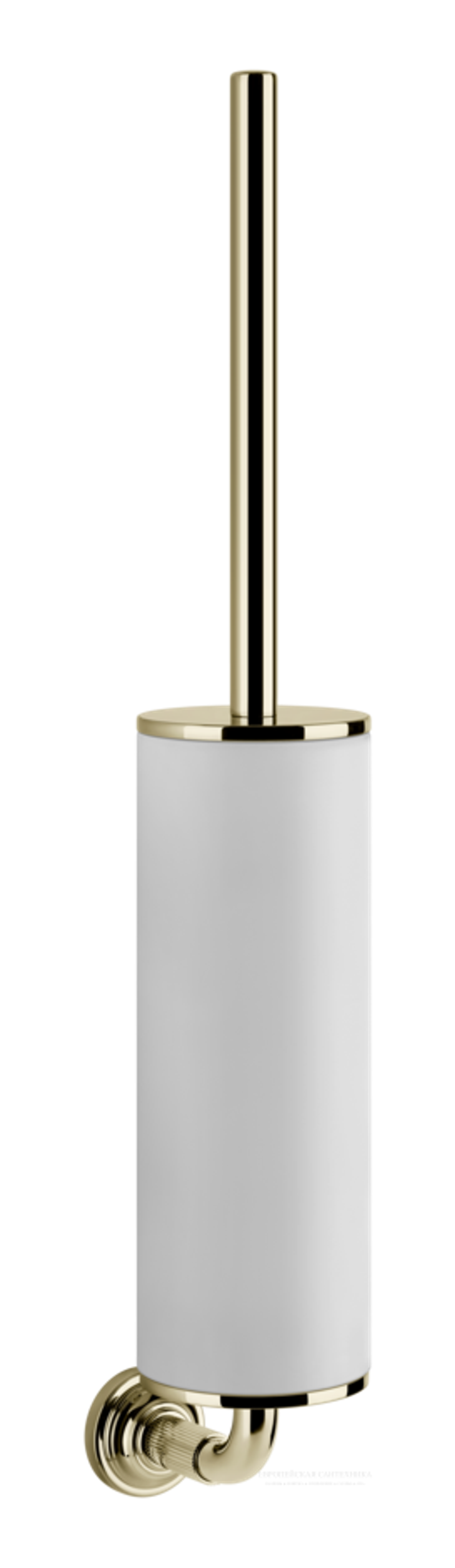 Ёршик Gessi Venti20, настенный, цвет White/Brass PVD