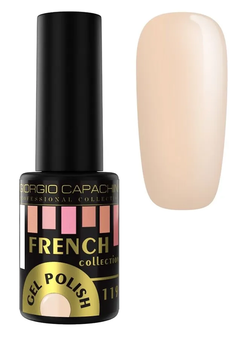 Гель-лак трехфазный French GC 7 мл №119