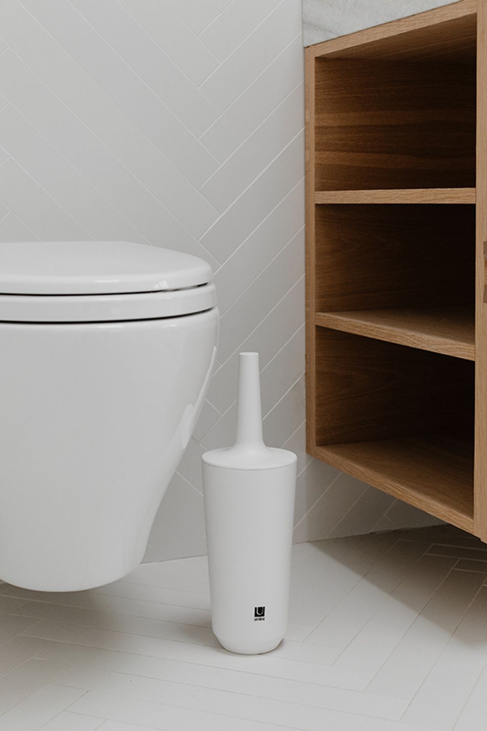 Ершик для унитаза Corsa, белый