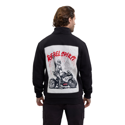 Кофта ZIP Clan 13 Rebel Spirit, черный