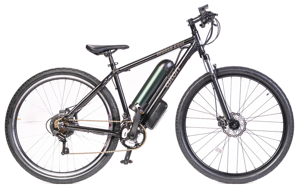 Электровелосипед ALTON MTB черно-зеленый