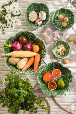 Салатник с резным краем Bordallo Pinheiro Капуста 15см