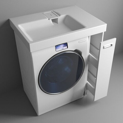 Эстет Riga Luxe Тумба с раковиной 1 ящик 80 см правая