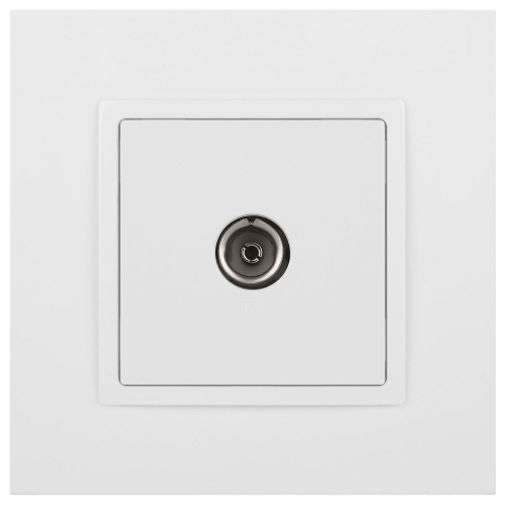 Розетка ЭРА Elegance 14-3101-01 TV одиночная IP20 белый | Эра Elegance