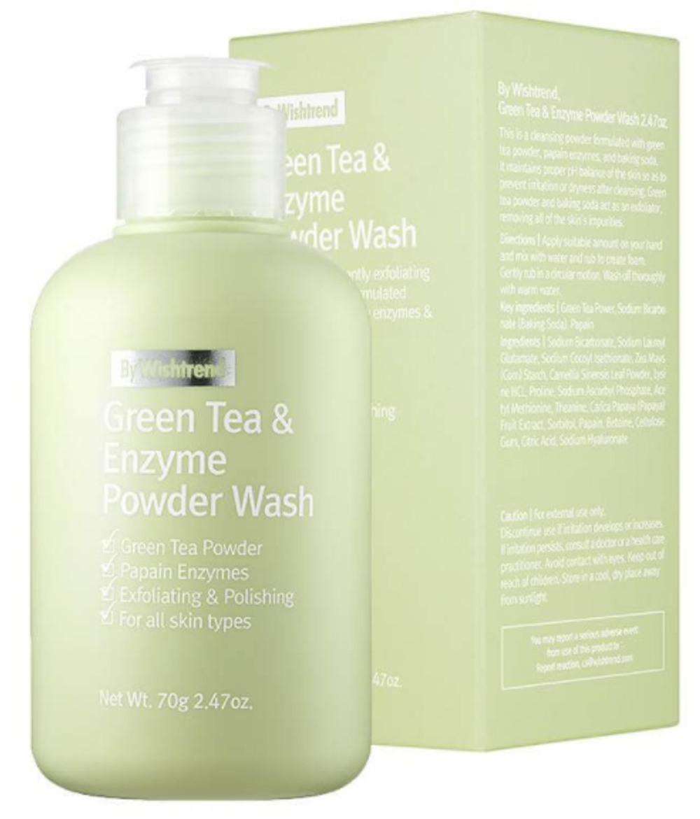 By Wishtrend Green Tea & Enzyme Powder Wash энзимная пудра с зелёным чаем 70г