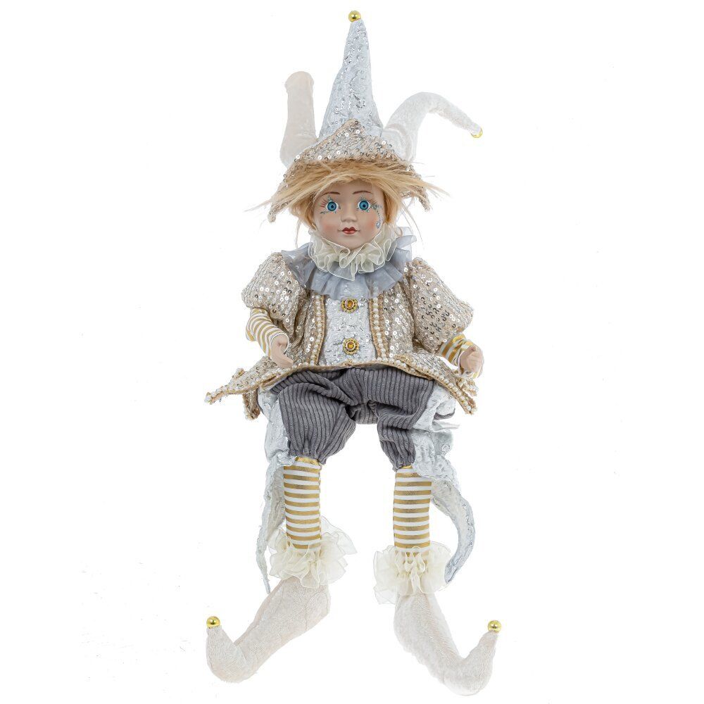 GAEM Игрушка набивная "Клоун" (муз,движ), L16 W13 H51 см (полка 30 см.)