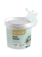 SOLEX Краска для детских комнат KIDS ROOM цв.Утреннее облако (Pantone 11-4601) 1,4кг (ИжСинтез)