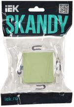 SKANDY Заглушка с суппортом SK-C01G мятный IEK