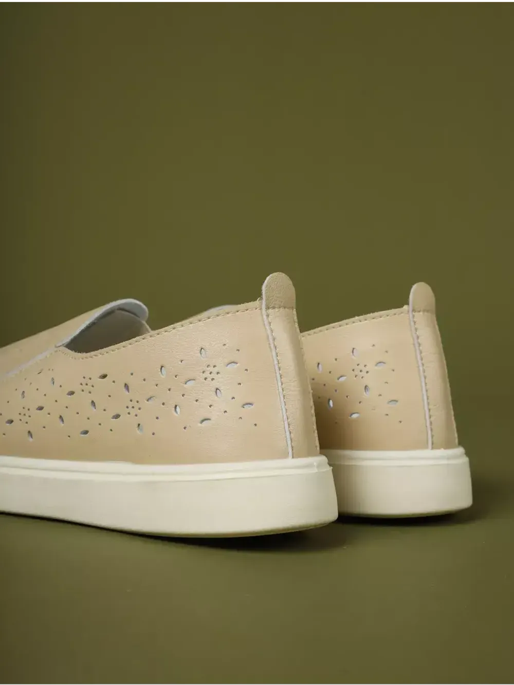 Мокасины летние с перфорацией