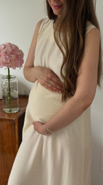 Платье Sun для беременных и кормящих, Сливочный