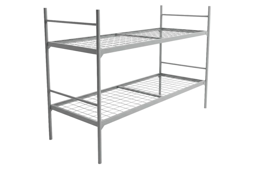 Кровать металлическая двухъярусная "Хит+", 700х1900, сетка 100х100, 1 перемычка