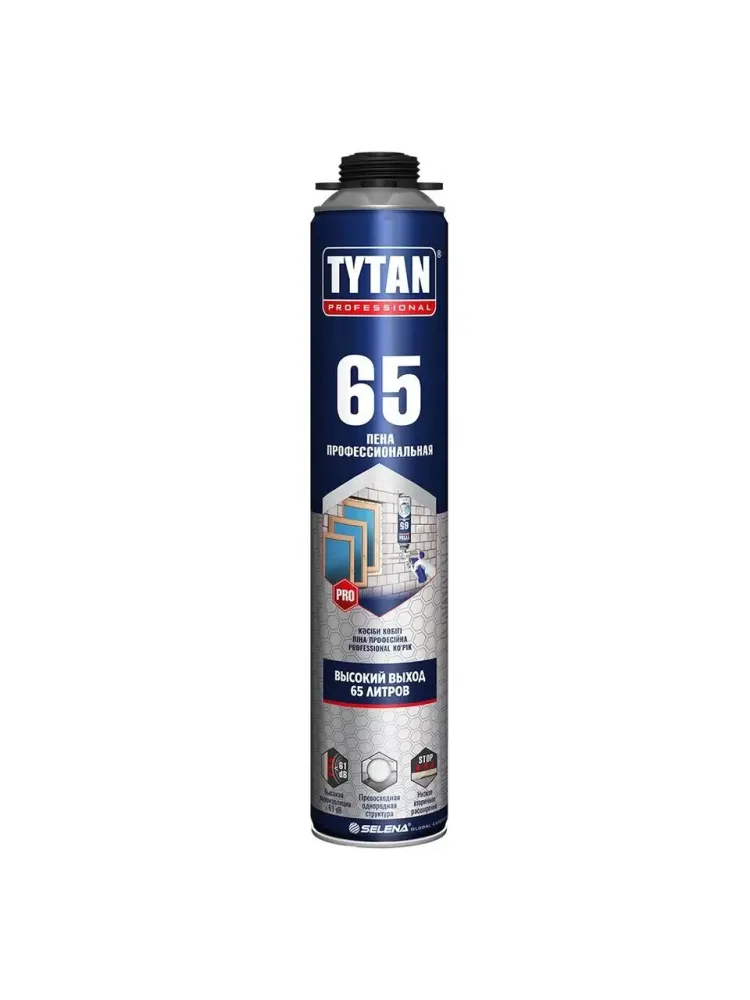 Пена профессиональная Титан 65 750 мл 21079 лето