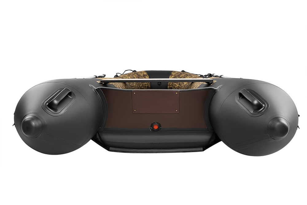 Таймень NX 3400 НДНД PRO камыш-черный + KAMISU T 9.8 BMS (комплект лодка + мотор)