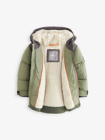 Куртка утепленная с капюшоном для мальчика Next Q53-228, Хаки