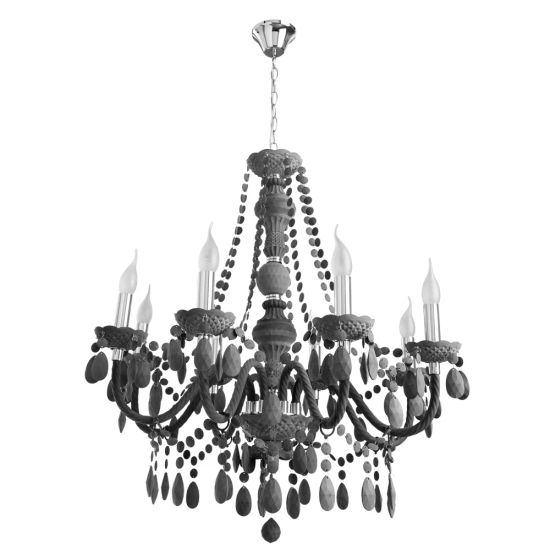 Подвесная люстра Arte Lamp MORRIS A8888LM-8GY