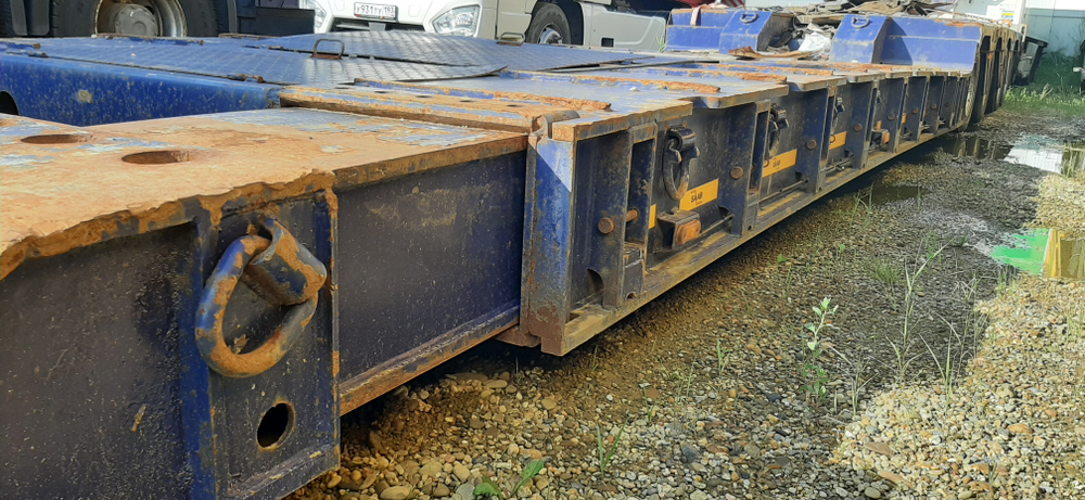 ПКФ СААБ 9891* Полуприцеп тяжеловоз 4 оси 9891-0000040-06 (Раздвижной)