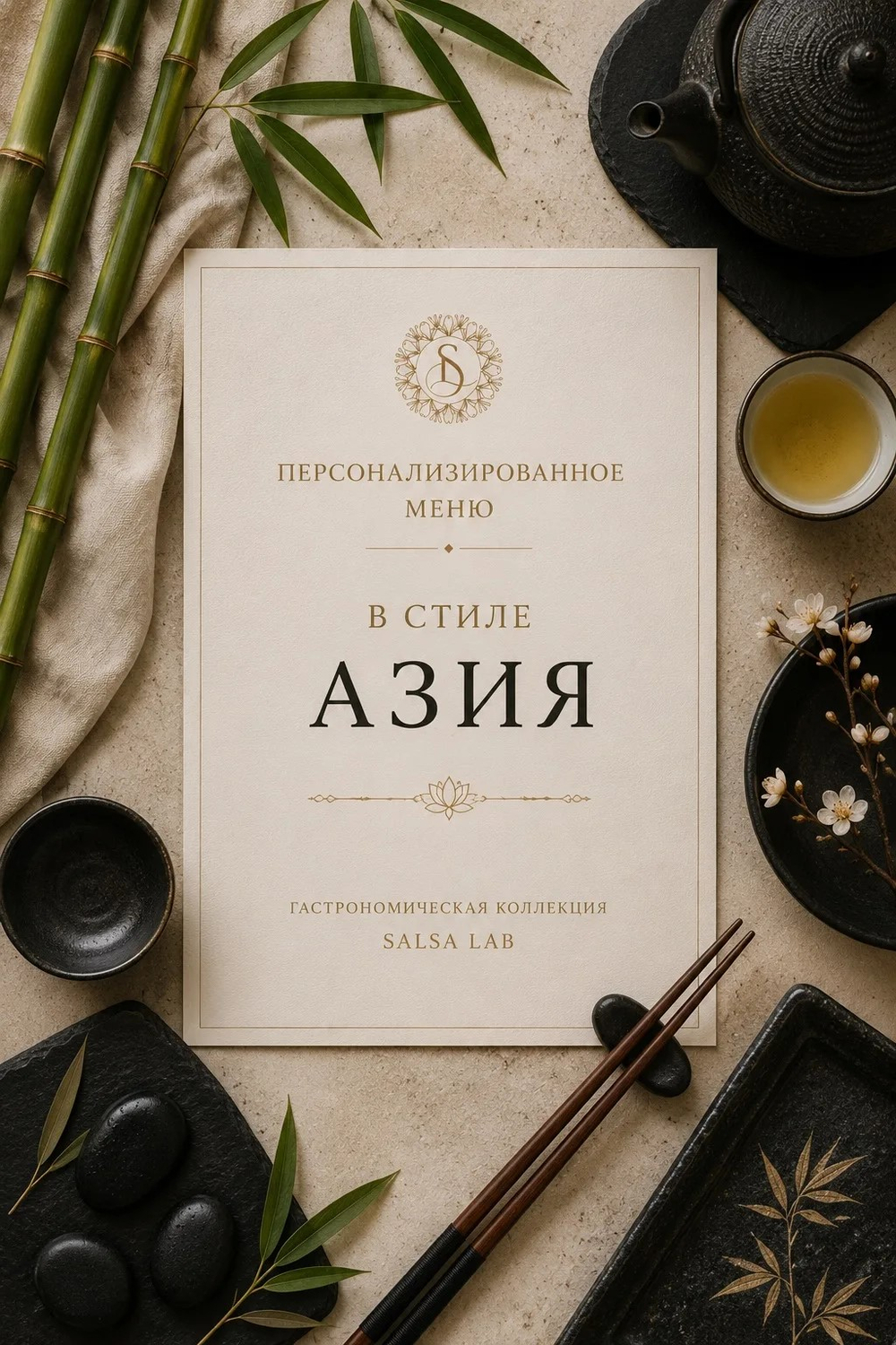 Персонализированное меню "В стиле Азия"