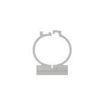 51125 держатель двухкомпонентный 25мм. (400шт.) DKC