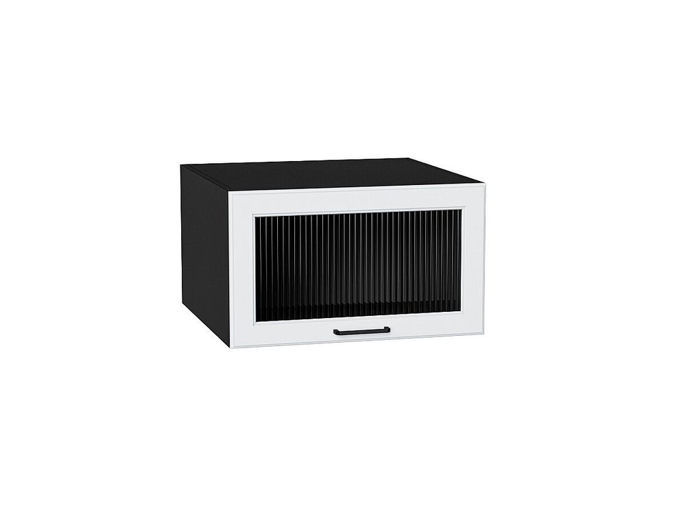 Шкаф верхний горизонтальный остекленный глубокий Барселона