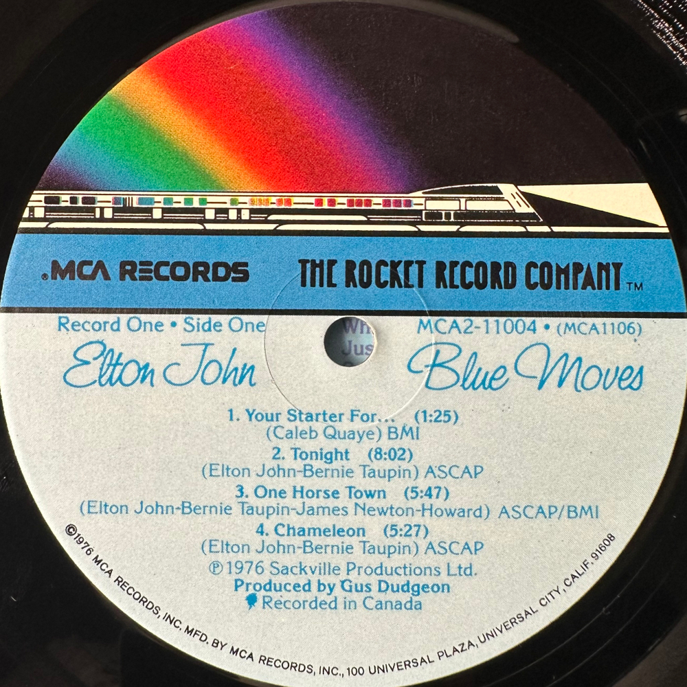 Elton John ‎– Blue Moves 2LP (США 1976г.)
