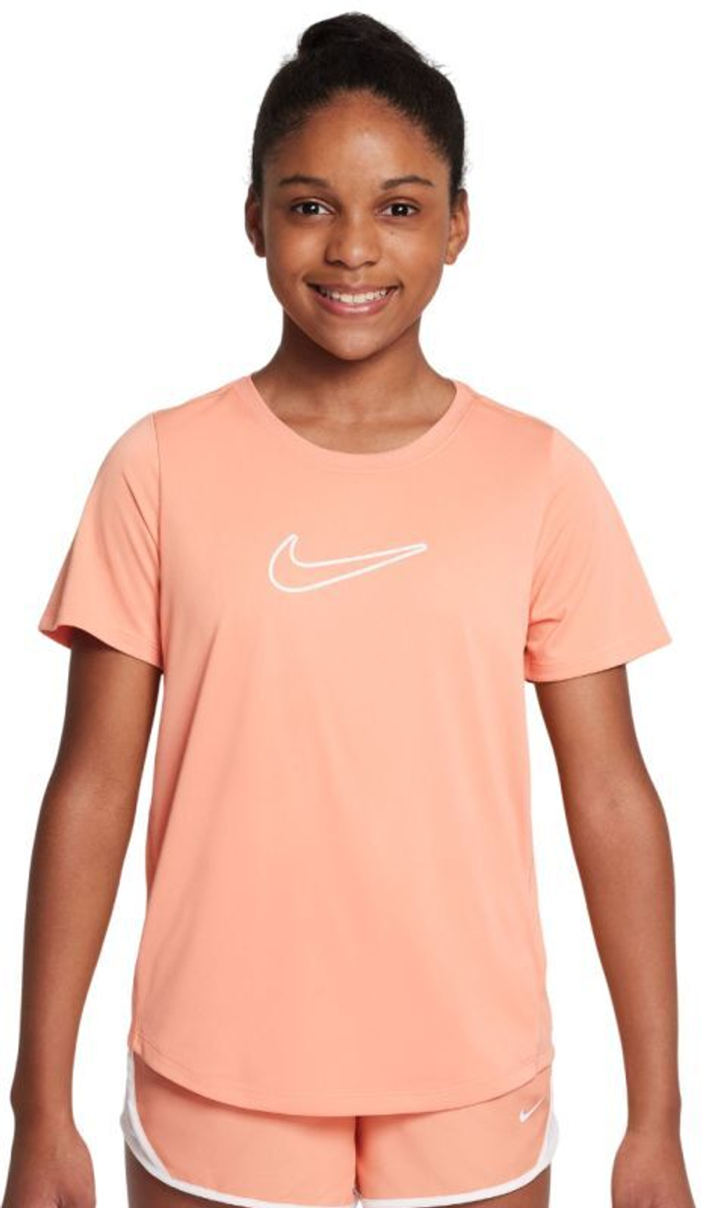 Футболка для девочки Nike Girls Dri-FIT Short-Sleeve Top