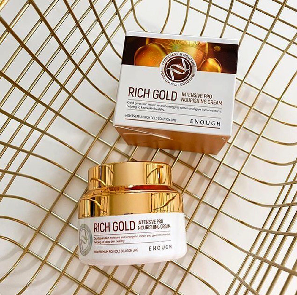 Enough. Крем с 24К золотом Rich Gold Intensive Pro Nourishing Cream